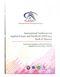 International Conference on Applied Science and Health (ICASH) 2017: Book of Abstract